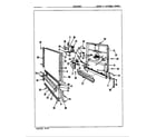 Maytag DU24H6C door & access panel diagram