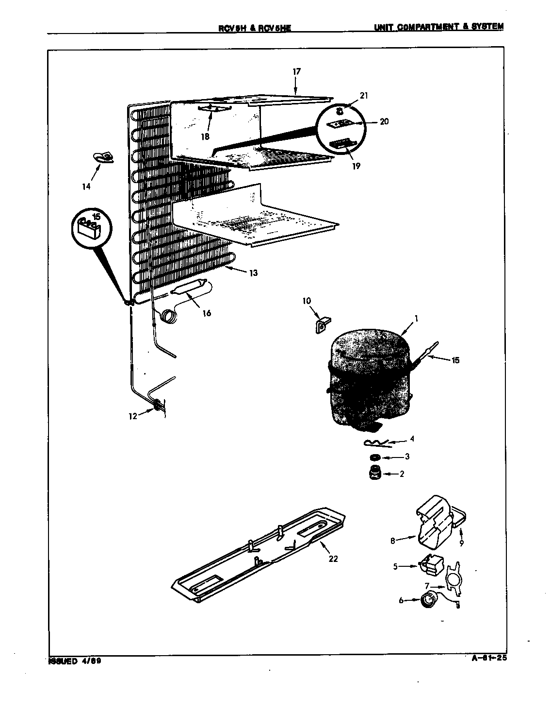 Unit compartment & system