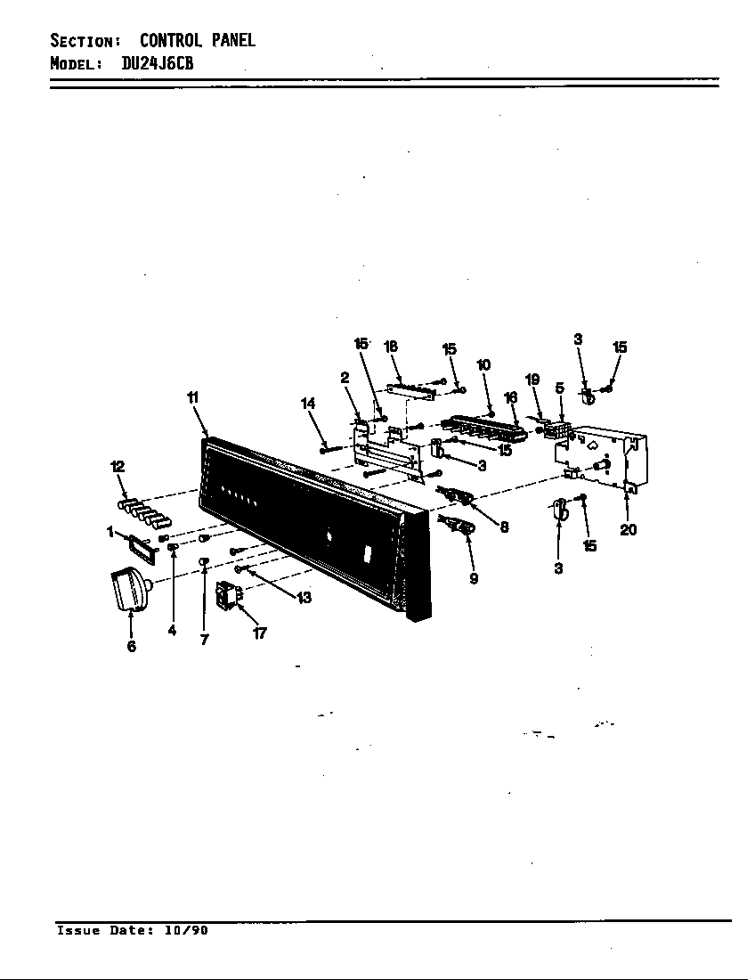Control panel