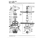 Maytag DU24J6CB motor & pump diagram