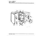 Maytag DU24J6CB inner tub diagram