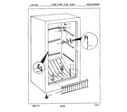 Maytag DF15BTLWHT freezer compartment diagram