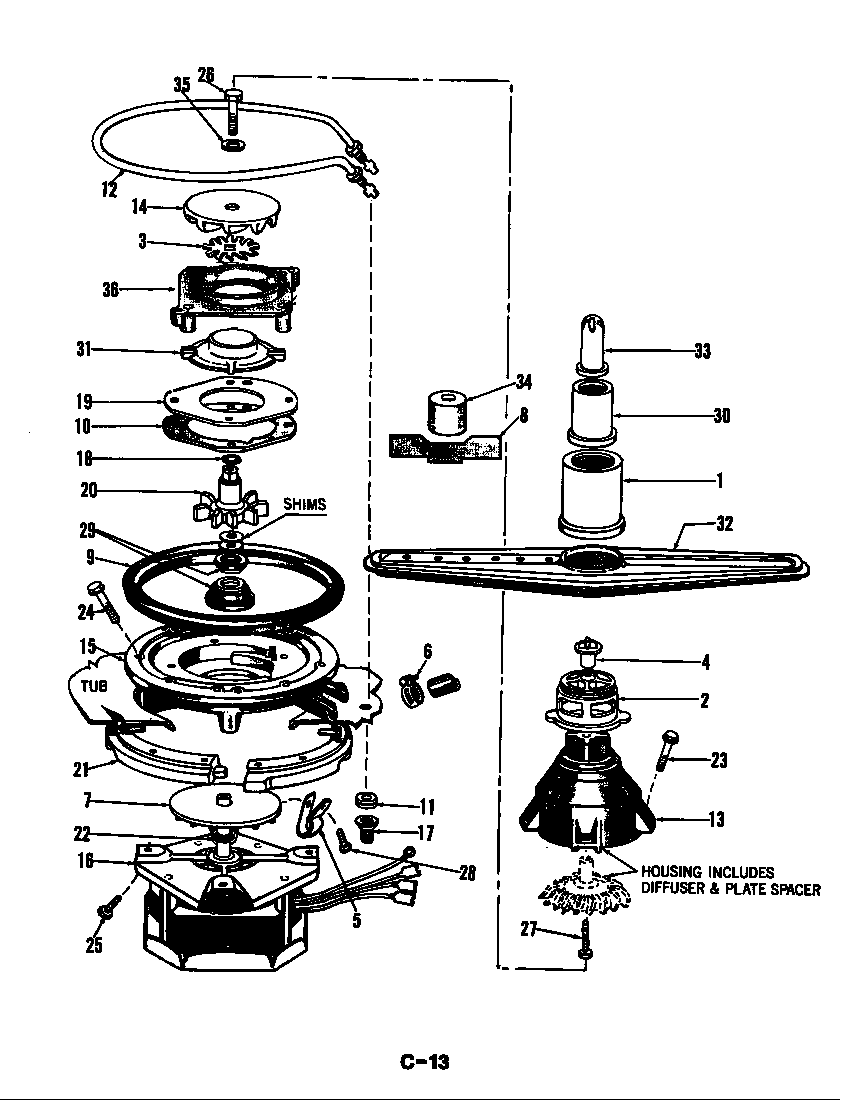 Motor & pump