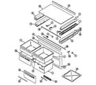 Magic Chef RB214TA chest of drawers (rb214tm) (rb214tv) diagram
