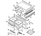 Magic Chef RB214TM chest of drawers (rb214tm) (rb214tv) diagram