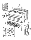 Freezer door (rb214tm) (rb214tv)
