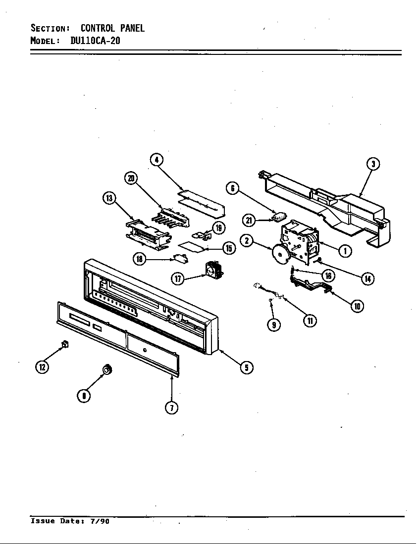 Control panel