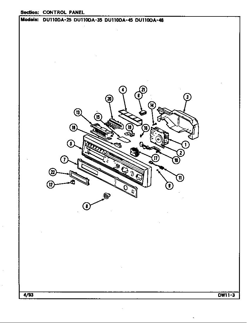 Control panel