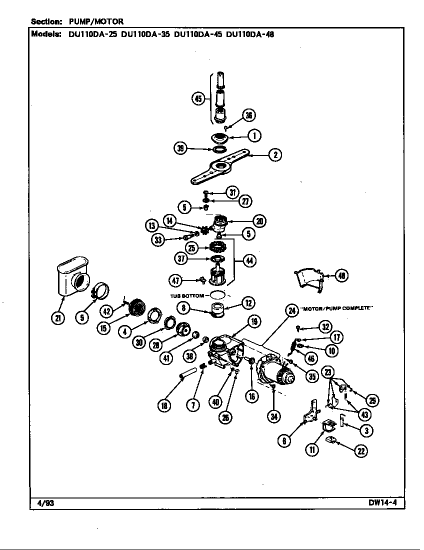 PUMP & MOTOR ASSEMBLY