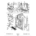Maytag BDNT22C9/3H42A water & ice dispenser diagram