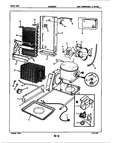 Unit compartment & system