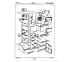 Maytag BICNS24D9/4L45B freezer compartment diagram