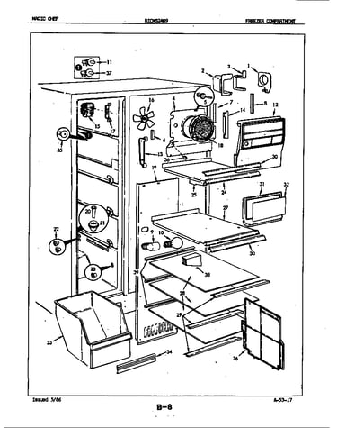 Freezer compartment