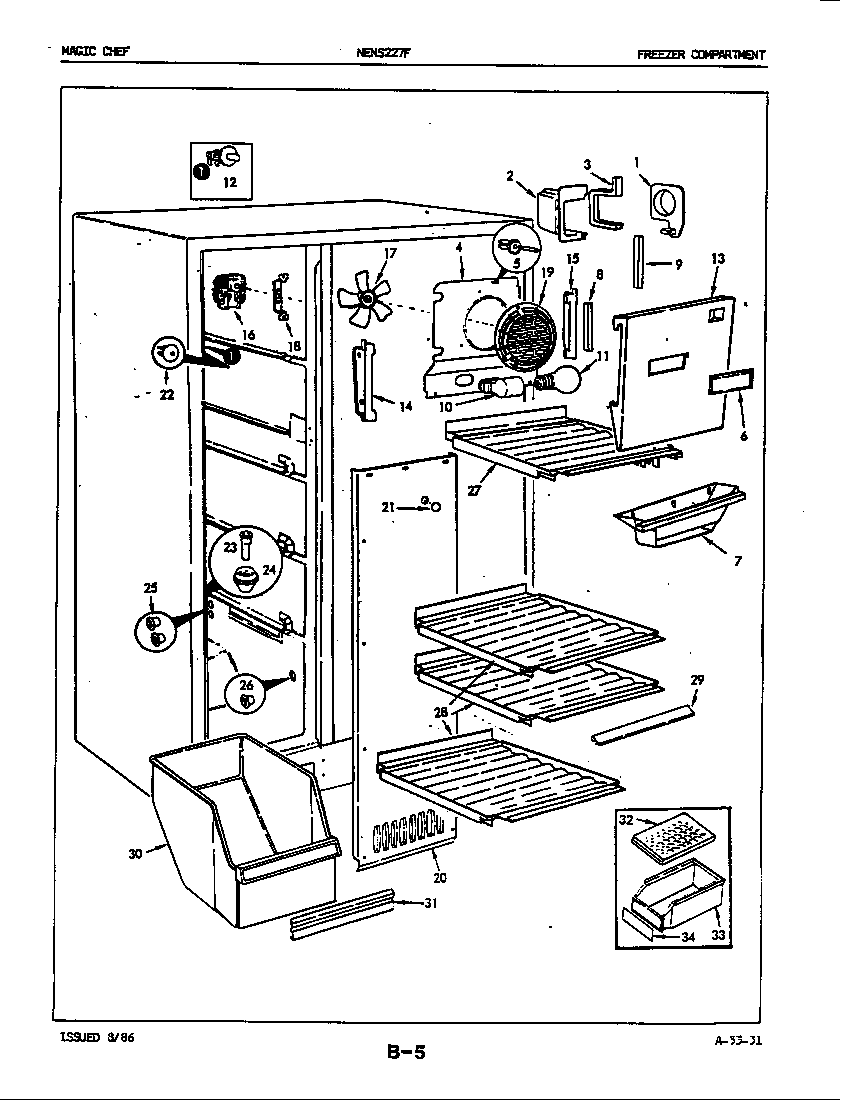 FREEZER COMPARTMENT