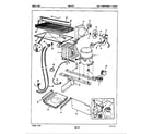 Maytag NENT217F/5D80A unit compartment & system diagram