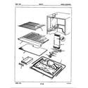 Maytag NENT217FH/5D80A freezer compartment diagram