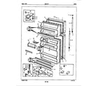 Maytag NENT217FH/5D80A doors diagram