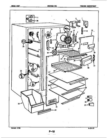 Freezer compartment