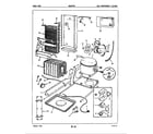 Maytag NENS227GA/5N63A unit compartment & system diagram
