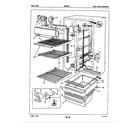 Maytag NENS227GH/5N63A fresh food compartment diagram