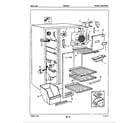 Maytag NENS227G/5N63A freezer compartment diagram