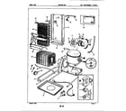 Magic Chef CRC22EY-3AW-5M79B unit compartment & system diagram