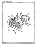 Control panel(du55ca/cn,du65ca,du75c-45) (du55ca-45) (du55cn-45) (du65ca-45) (du75ca-45)