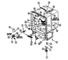 Magic Chef DU75CA-45 tub assembly (du75cn-45) (du75cn-45) diagram