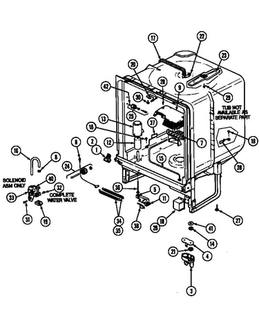 Tub assembly (du75cn-45) (du75cn-45)