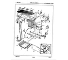 Magic Chef RB19EY-2AL/5E60A unit compartment & system diagram