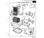 Magic Chef RC24BY-3AW/1M51A unit compartment & system diagram