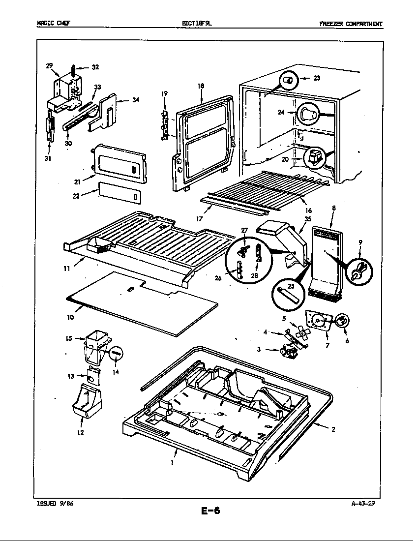 Freezer compartment