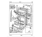 Maytag BICT18F9LA/5B52A doors diagram