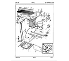 Maytag NENT156GA/5E21A unit compartment & system diagram