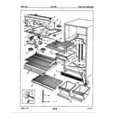 Maytag NNT196DVA/5A53A fresh food compartment diagram