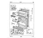 Maytag NNT196DVH/5A53A doors diagram