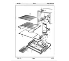 Maytag NNT196GH/5E64A freezer compartment diagram