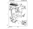 Magic Chef RB15CA-2A/4A73B unit compartment & system diagram