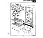 Magic Chef RB15CY-2AL/4D57A fresh food compartment diagram