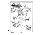 Magic Chef RB17CN-1A/4A74B unit compartment & system diagram
