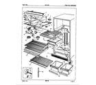 Maytag NNT176DV/5A52A fresh food compartment diagram