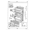 Maytag NNT176DVA/5A52A doors diagram