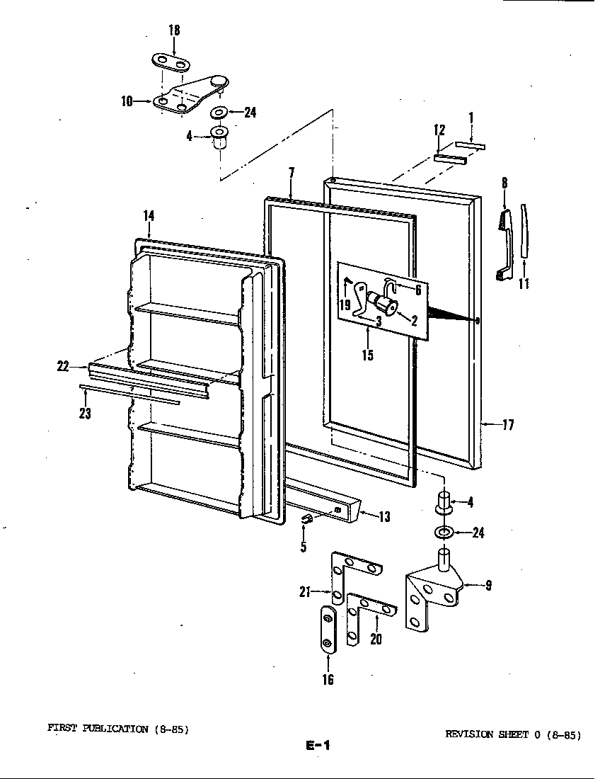 DOOR (DF10AAL, DF12ABL) (DF10AALWH) (DF12ABLWH)