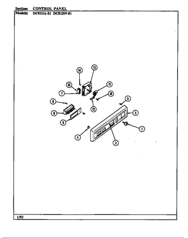 Control panel