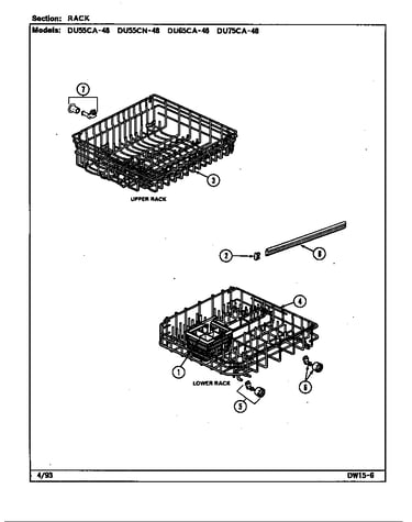 Rack (du55ca/cn-48 & du65ca-48) (du55ca-48) (du55cn-48) (du65ca-48)