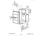 Maytag DF12ACLWH door diagram