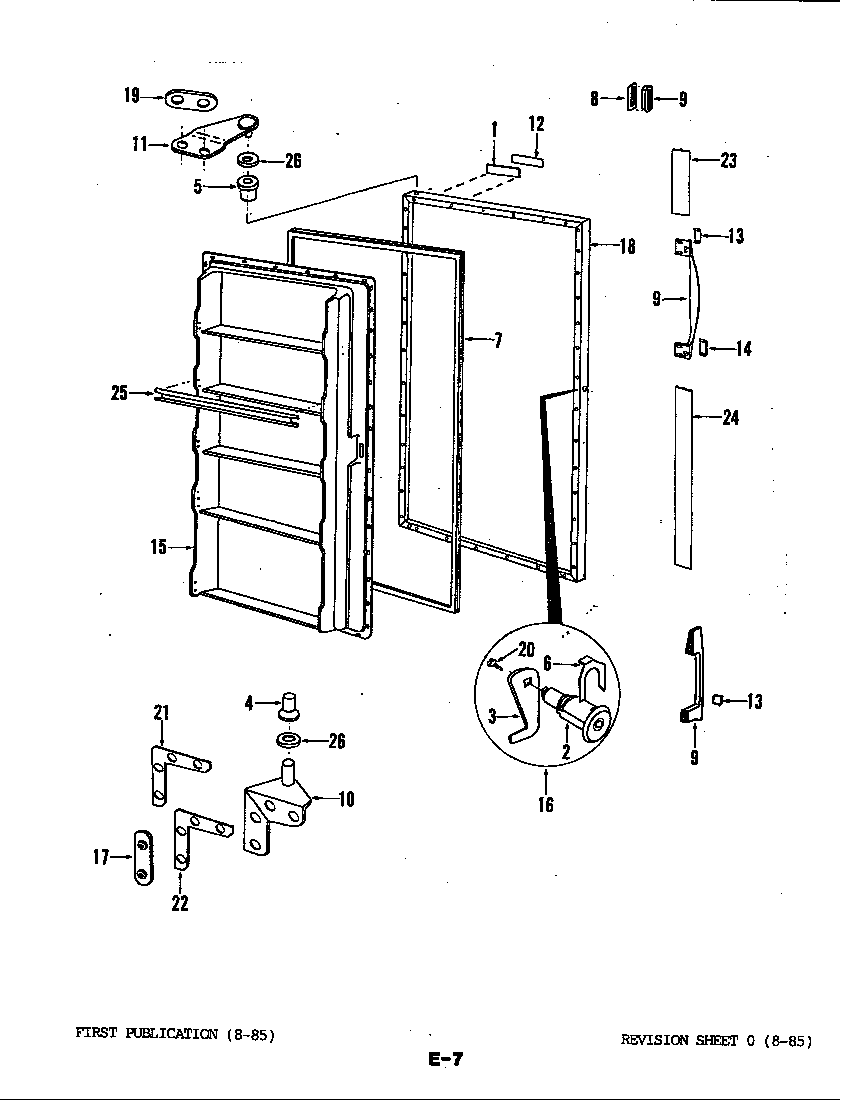 DOOR (DF15ABL) (DF15ABLWH)