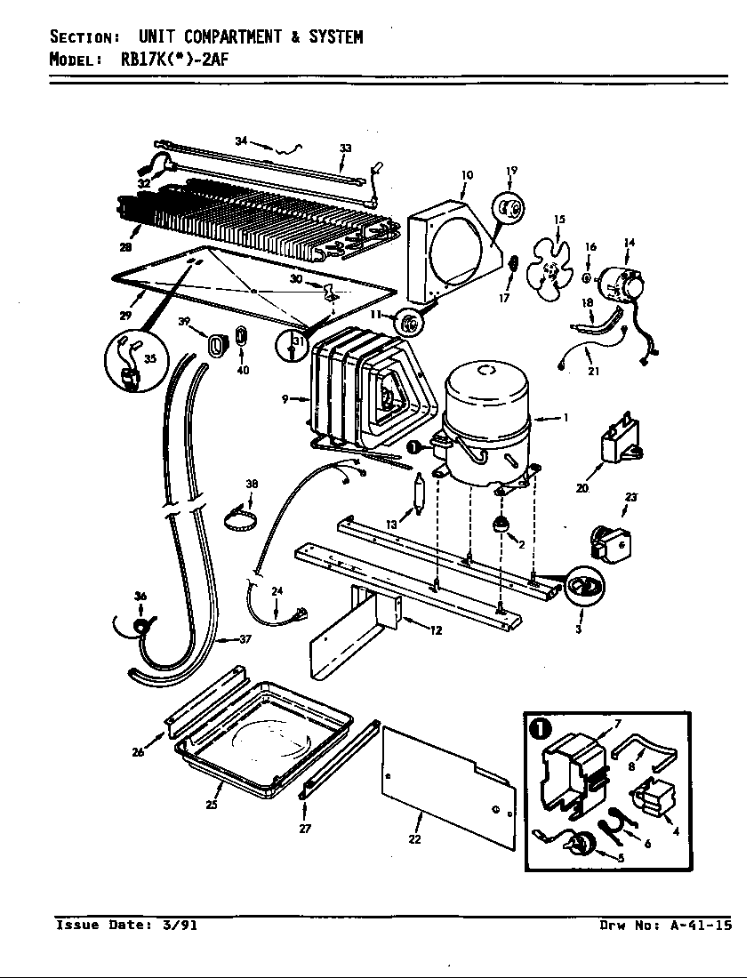 Unit compartment & system