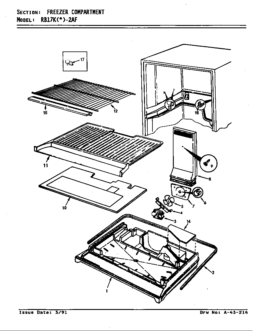 Freezer compartment