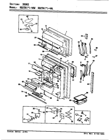 Doors (rb23ka-4al/bg96a) (rb23kn-4al/bg99a)